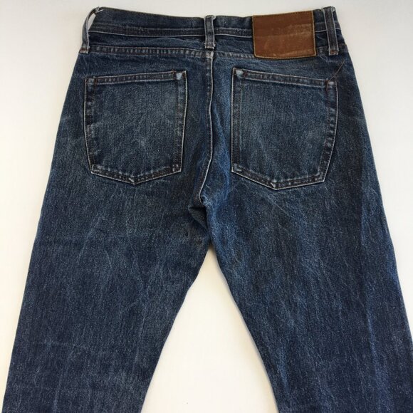 The Unbranded Brand Skinny Fit Selvedge Button Fly Jeans 30 - Picture 6 of 11